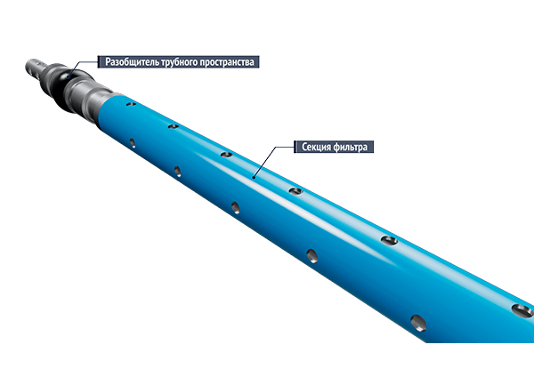 Фильтр скважинный самоочищающийся типа ФСС